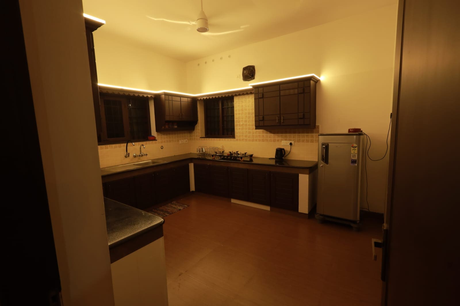 The home kitchen where every meal is cooked fresh